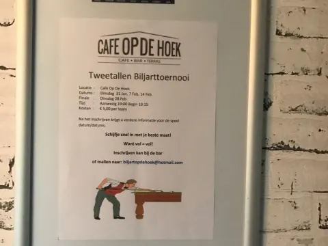 Foto 3 van Café Op de Hoek