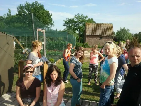 de moestuin