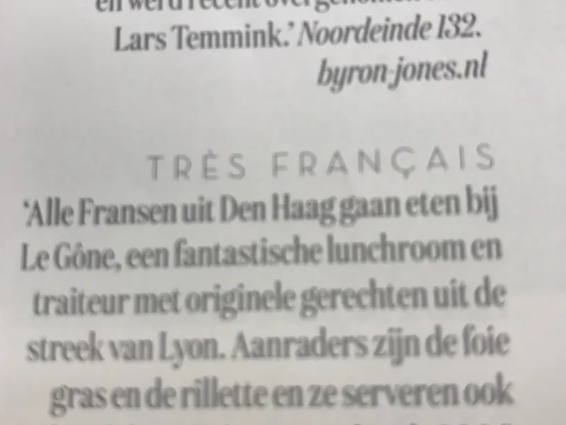 Foto 1 van Tres Francais
