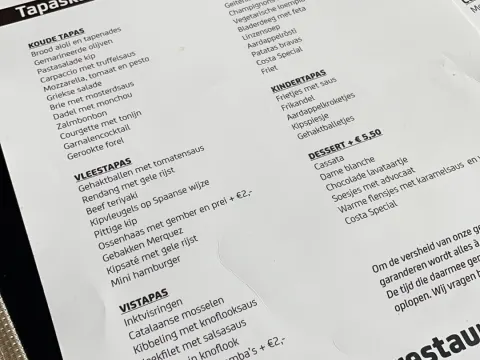 Costa Tapas