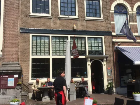 in de roos