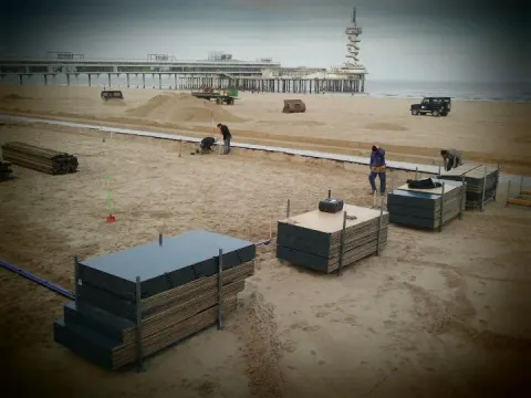 The Thai Box on the beach