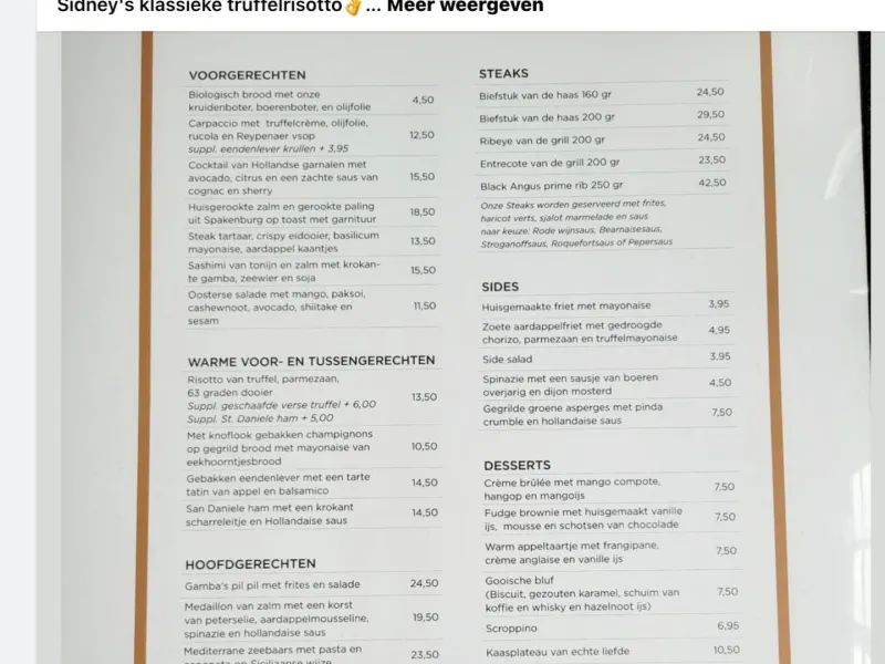 Foto 1 van Eten Bij Sidney