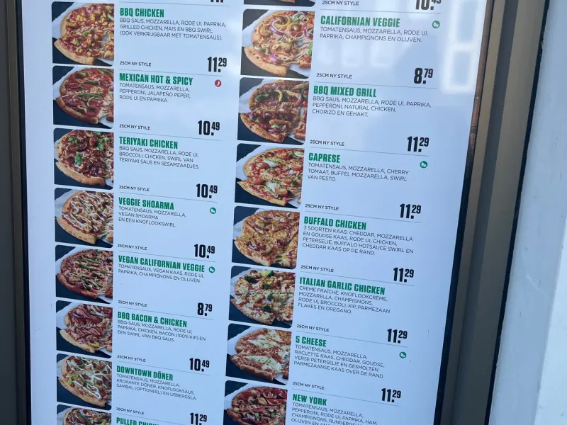 Foto 1 van New York Pizza Turfstraat