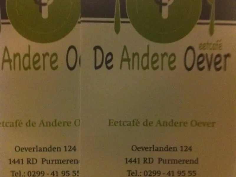 Foto 1 van Eetcafe De Andere Oever