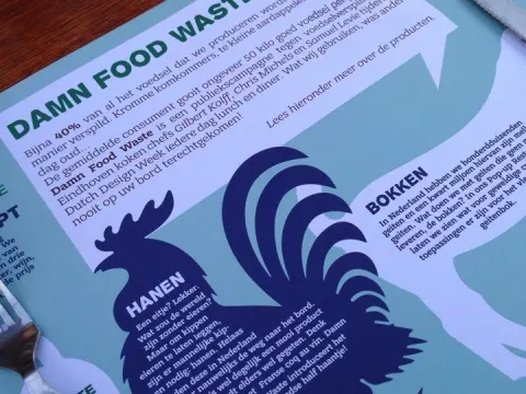 damn food waste pop up
