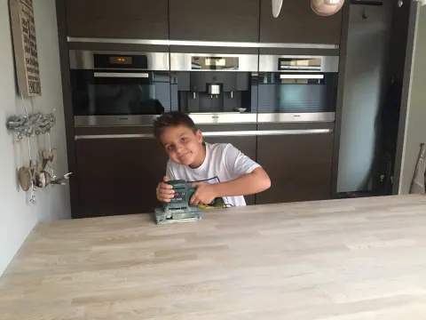 Thuis in de keuken
