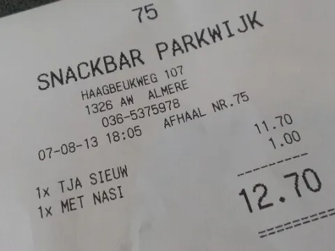 Snackbar Parkwijk