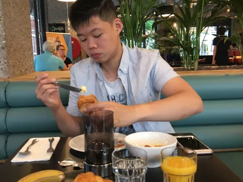 Restaurant student hotel Amsterdam west